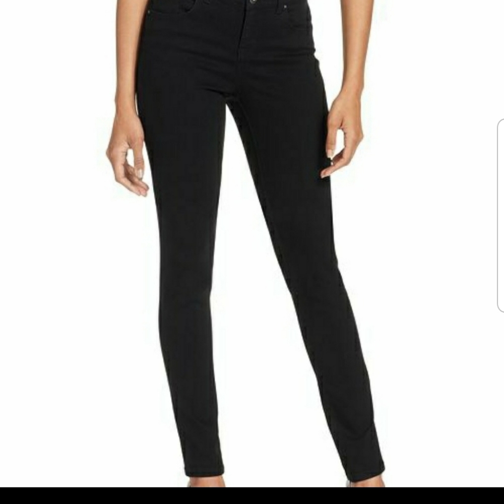 Black beaded jeans